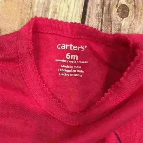 Twin Girl Bundle! 💕 6 month long sleeve carters onesies. - Picture 3 of 5